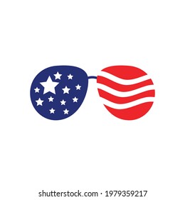 Sunglasses icon design template vector isolated illustration