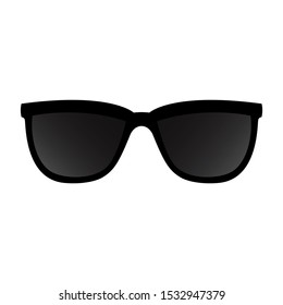 Sunglasses icon design. Sunglasses icon in trendy flat style design. Vector illustration.