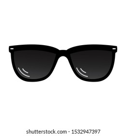 Sunglasses icon design. Sunglasses icon in trendy flat style design. Vector illustration.