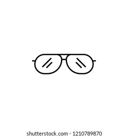 sunglasses icon. Element of simple web icon. Thin line icon for website design and development, app development. Premium icon