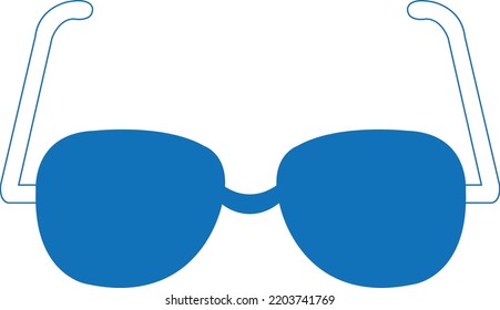 Icono de gafas de sol, vector de icono de gafas