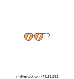 Sunglasses Icon Illustration