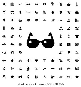 sunglasses icon illustration isolated vector sign symbol