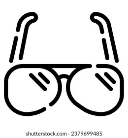 Icono de gafas de sol, para uiux, web, app, infografía, etc