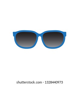 Sunglasses icon isolated on white background. Vector illustration