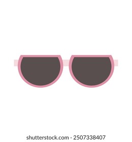 Sunglasses icon isolated on white background.