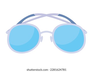 sunglasses icon isolated white background