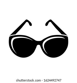 Sunglasses icon, logo isolated on white background