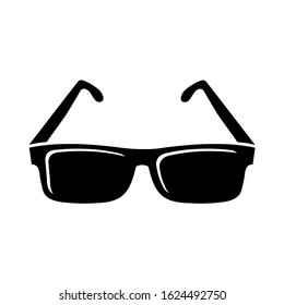 Sunglasses icon, logo isolated on white background