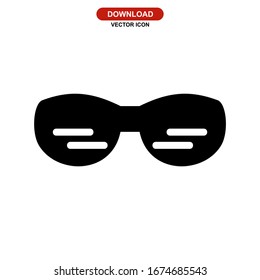 sunglasses icon or logo isolated sign symbol vector illustration - high quality black style vector icons
