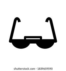 sunglasses icon or logo isolated sign symbol vector illustration - high quality black style vector icons
