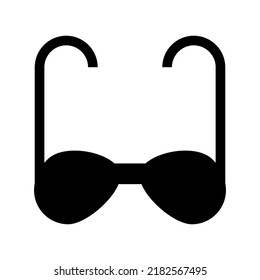 sunglasses icon or logo isolated sign symbol vector illustration - high quality black style vector icons
