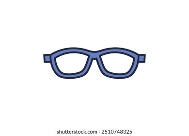 Sunglasses icon. icon related to fashion. suitable for web site, app, user interfaces. flat line icon style