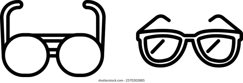 "Sunglasses Icon Representing Eye Protection, Fashion, and Sun Safety for Outdoor Activities"