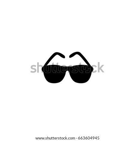 sunglasses icon. sign design