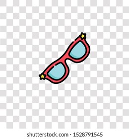 sunglasses icon sign and symbol. sunglasses color icon for website design and mobile app development. Simple Element from tropical collection for mobile concept and web apps icon.