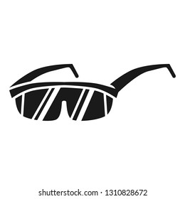 Sunglasses icon. Simple illustration of sunglasses vector icon for web design isolated on white background
