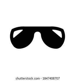 Sunglasses icon. Simple vector graphics