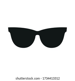Icono de gafas de sol. Ilustración vectorial simple.