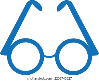 Icono de gafas de sol, símbolo de espectáculos vector