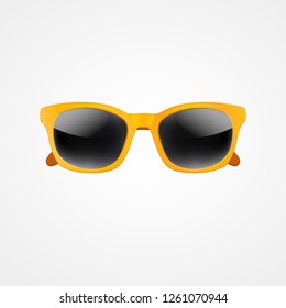 Sunglasses icon. Summer accessory. Isolated. Vector