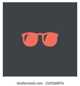 Sunglasses icon symbol vector illustration editable color