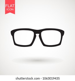 Sunglasses icon in trendy flat style isolated on background. Sunglasses icon page symbol for your web site design Sunglasses icon logo, app.
