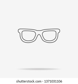 Sunglasses icon. Vector concept illustration for design.