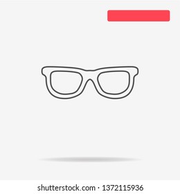 Sunglasses icon. Vector concept illustration for design.
