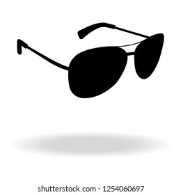 Sunglasses icon, vector illustration