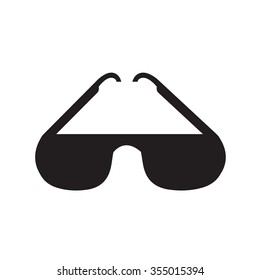 Sunglasses icon, vector illustration