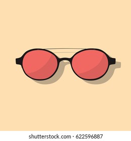 Sunglasses icon, vector illustration design. Glasses collection.