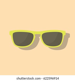 Sunglasses icon, vector illustration design. Glasses collection.