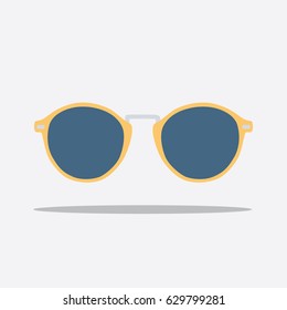 Sunglasses icon, vector illustration design. Glasses collection.