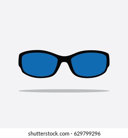 Sunglasses icon, vector illustration design. Glasses collection.