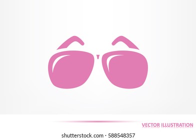 sunglasses icon vector illustration eps10