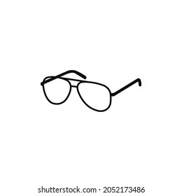 Sunglasses Icon Vector Illustration. Eyeglasses.