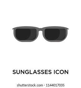 Sunglasses icon vector isolated on white background for your web and mobile app design, Sunglasses logo concept