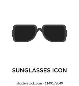 Sunglasses icon vector isolated on white background for your web and mobile app design, Sunglasses logo concept