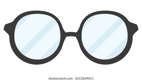 Sunglasses icon vector isolated on white background.