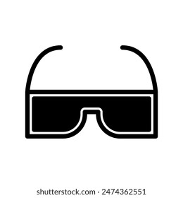 Sunglasses icon vector or logo illustration style 