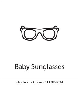 sunglasses icon in vector. Logotype