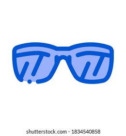 Sunglasses Icon Vector. Outline Sunglasses Sign. Isolated Contour Symbol Illustration