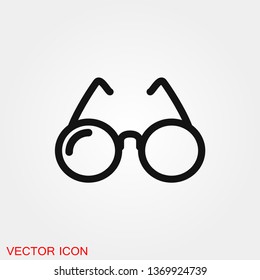 Sunglasses Icon vector sign symbol for design