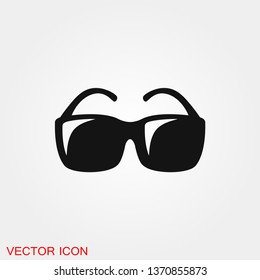 Sunglasses Icon vector sign symbol for design