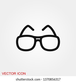 Sunglasses Icon vector sign symbol for design
