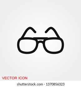 Sunglasses Icon vector sign symbol for design