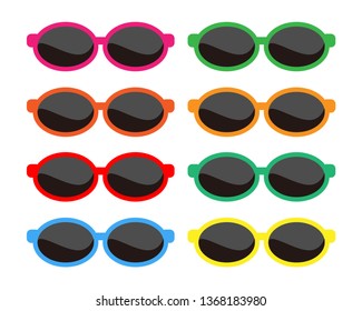 Sunglasses icon vector symbol isolated