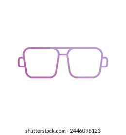 sunglasses icon with white background vector stock illustration