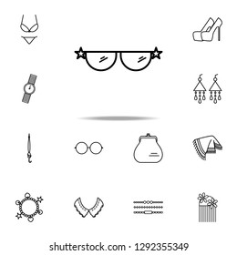 sunglasses icon. Woman Accessories icons universal set for web and mobile